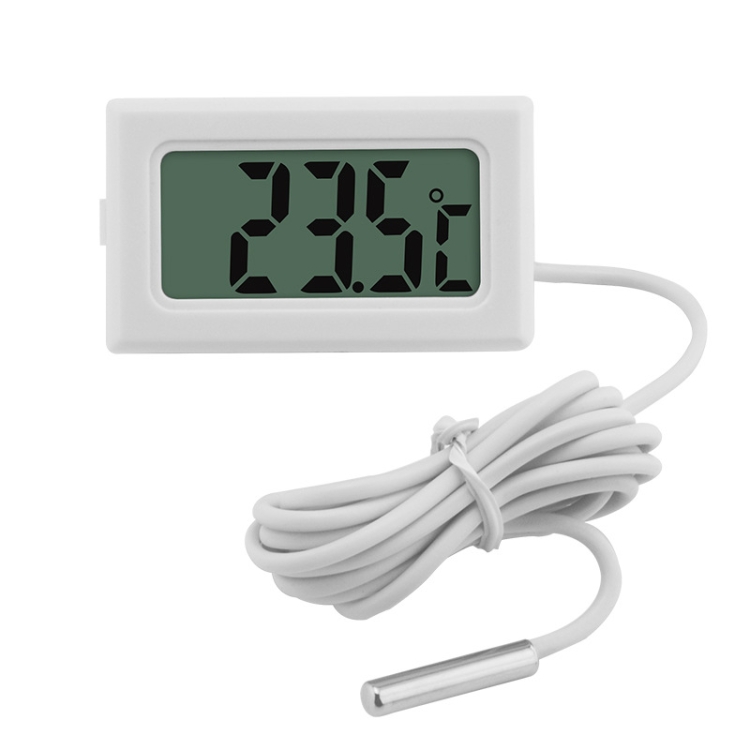 2 PCS Fish Tank Digital Thermometer Waterproof Probe Electronic Measuring Thermometer, Line Length: 5m (White)
2 PCS Fish Tank Digital Thermometer Waterproof Probe Electronic Measuring Thermometer, Line Length: 5m (White)