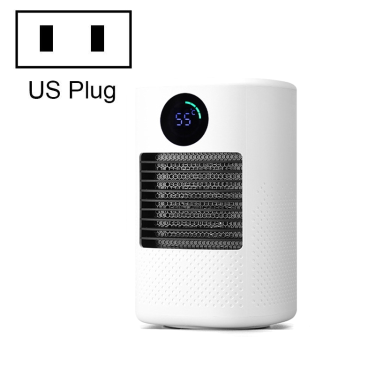 

P9 Household Mini Heater Desktop Hhot Air Blower, US Plug(White)
