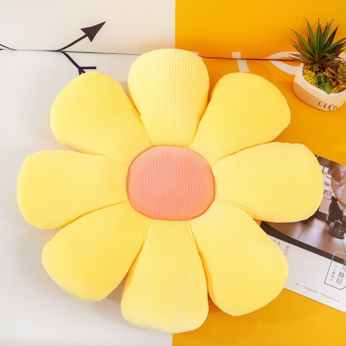 

Small Daisy Flower Soft Elastic Cushion Pillow 37cm(Yellow)