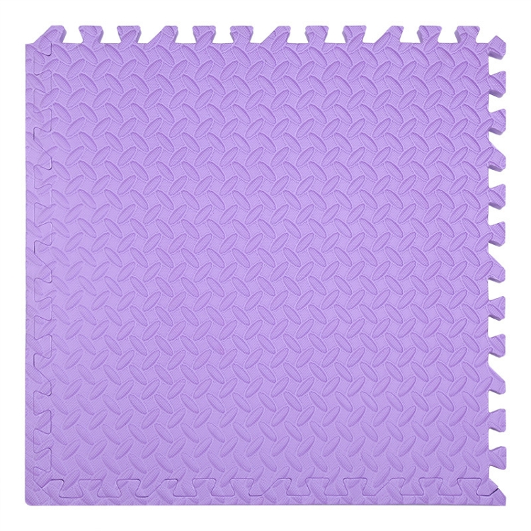 

10 PCS Household Children Bedroom Stitching Leaf Pattern Thick Foam Crawling Mat, Size: 60x1.0cm(Purple)