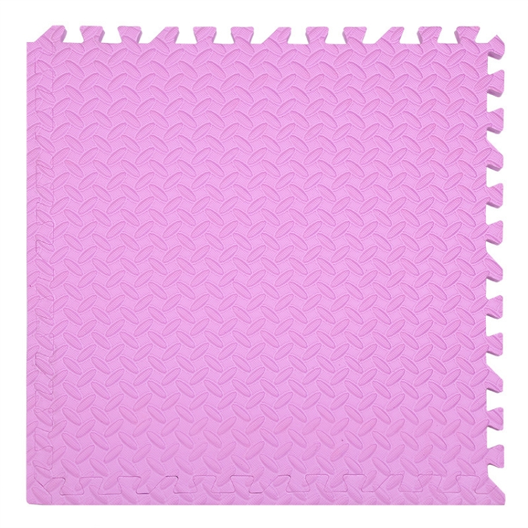 

10 PCS Household Children Bedroom Stitching Leaf Pattern Thick Foam Crawling Mat, Size: 60x1.2cm(Pink)