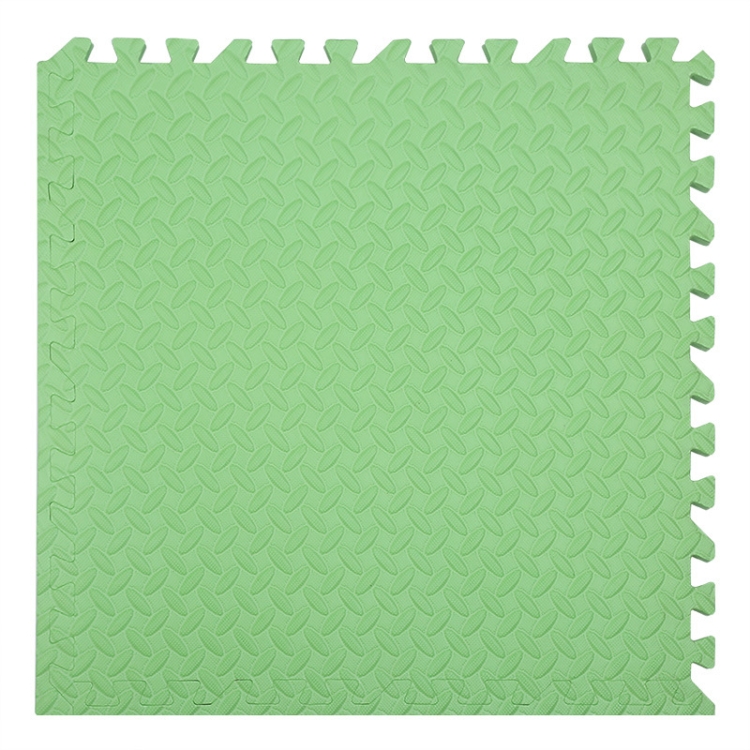 

10 PCS Household Children Bedroom Stitching Leaf Pattern Thick Foam Crawling Mat, Size: 30x2.5cm(Green)