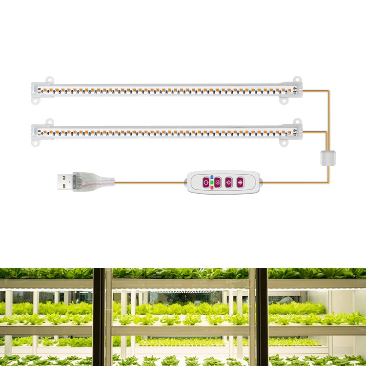 

LED Plant Growth Lamp Time Potted Plant Intelligent Remote Control Cabinet Light, Style: 30cm Two Head(Sunshine)