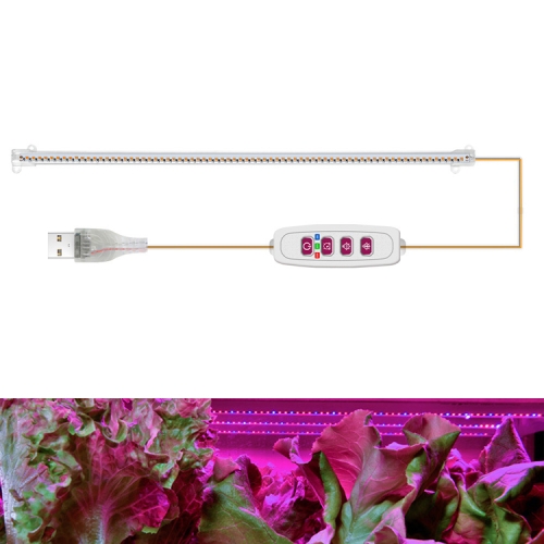

LED Plant Growth Lamp Time Potted Plant Intelligent Remote Control Cabinet Light, Style: 50cm One Head)(Red Blue)