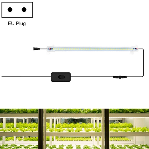 

LED Plant Lamp Household Full Spectral Filling Hard Lamp Strip, Style: 30cm 1 Head(Sun Light EU Plug)