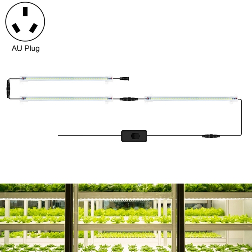 

LED Plant Lamp Household Full Spectral Filling Hard Lamp Strip, Style: 30cm 3 Head(Sun Light AU Plug)