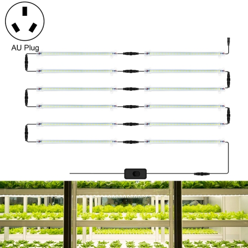 

LED Plant Lamp Household Full Spectral Filling Hard Lamp Strip, Style: 30cm 12 Head(Sun Light AU Plug)