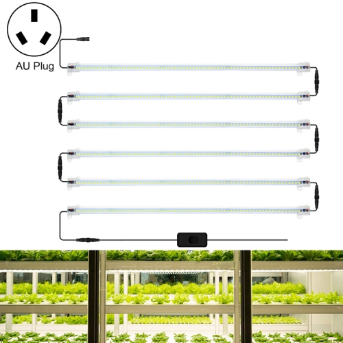 

LED Plant Lamp Household Full Spectral Filling Hard Lamp Strip, Style: 50cm 6 Head(Sun Light AU Plug)