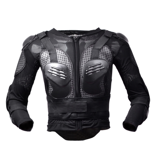 

GHOST RACING F060 Motorcycle Armor Suit Riding Protective Gear Chest Protector Elbow Pad Fall Protection Suit, Size: XXL(Black)