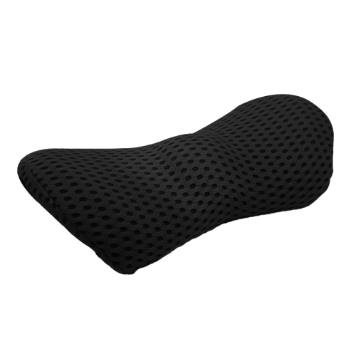 

Car Supplies Lumbar Support Memory Foam Car Backrest Lumbar Cushion Seat Cushion Lumbar Pillow, Colour: 4D Grid Black