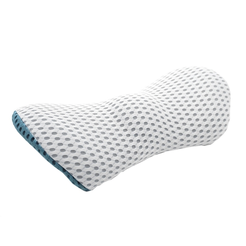 

Car Supplies Lumbar Support Memory Foam Car Backrest Lumbar Cushion Seat Cushion Lumbar Pillow, Colour: Blue+Light Gray