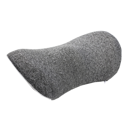 

Car Supplies Lumbar Support Memory Foam Car Backrest Lumbar Cushion Seat Cushion Lumbar Pillow, Colour: Cationic Gray