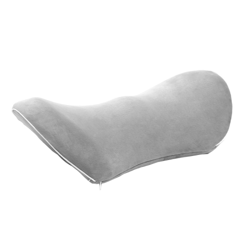 

Car Supplies Lumbar Support Memory Foam Car Backrest Lumbar Cushion Seat Cushion Lumbar Pillow, Colour: Crystal Velvet Light Gray