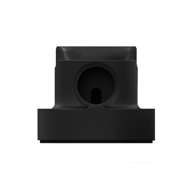 

2 In 1 Smart Watch Charging Bracket Desktop Silicone Watch Charging Stand For Apple Watch(Black)