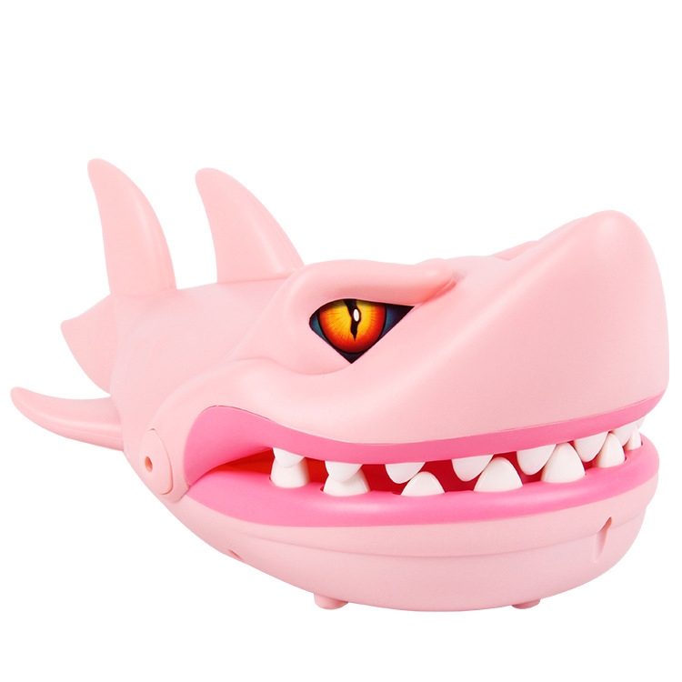 

Spoof Bite Finger Toy Parent-Child Game Tricky Props, Style: 6691A Shark-Pink