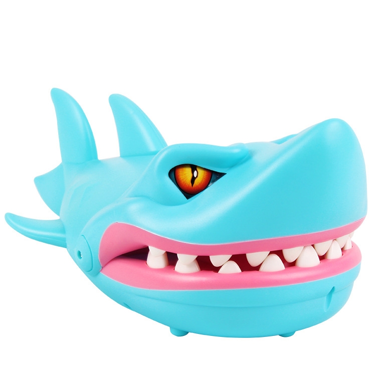 

Spoof Bite Finger Toy Parent-Child Game Tricky Props, Style: 6691A Shark-Blue
