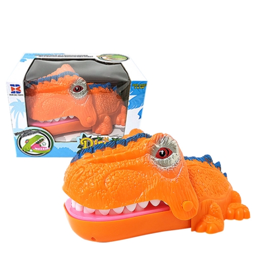 

Spoof Bite Finger Toy Parent-Child Game Tricky Props, Style: 3214A Dinosaur-Orange