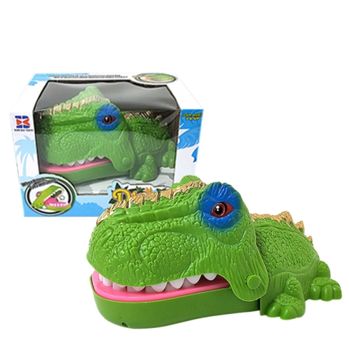 

Spoof Bite Finger Toy Parent-Child Game Tricky Props, Style: 3214A Dinosaur-Green