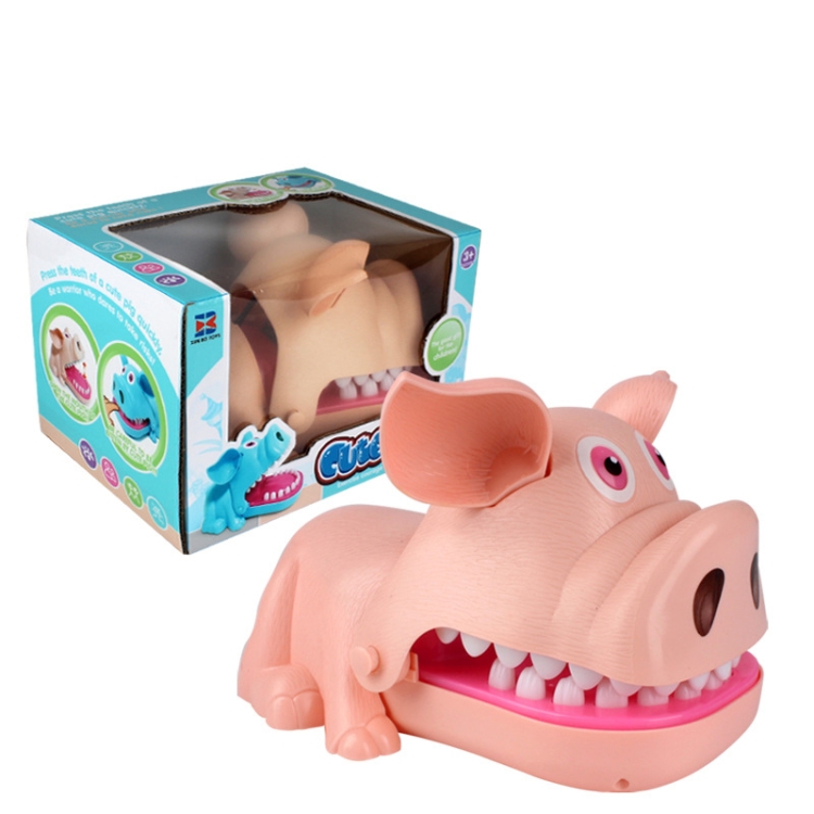 

Spoof Bite Finger Toy Parent-Child Game Tricky Props, Style: 3215A Pig-Pink