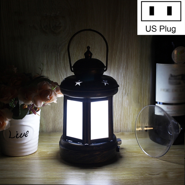 

HT-TD1W33 Retro LED Charging Bar Decorative Atmosphere Lamp, Style:C-White Light(US Plug)