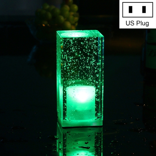 

Colorful LED Crystal Lamp Bar Atmosphere Decorative Light, Plug Type:US Plug(Green Light)