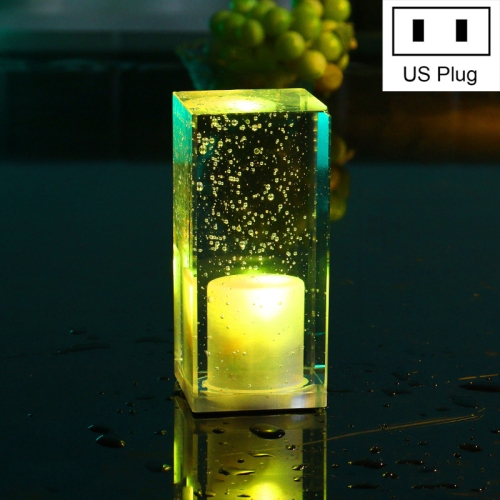 

Colorful LED Crystal Lamp Bar Atmosphere Decorative Light, Plug Type:US Plug(Lemon Yellow Light)