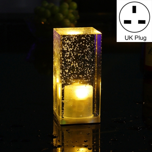 

Colorful LED Crystal Lamp Bar Atmosphere Decorative Light, Plug Type:UK Plug(Warm White Light)