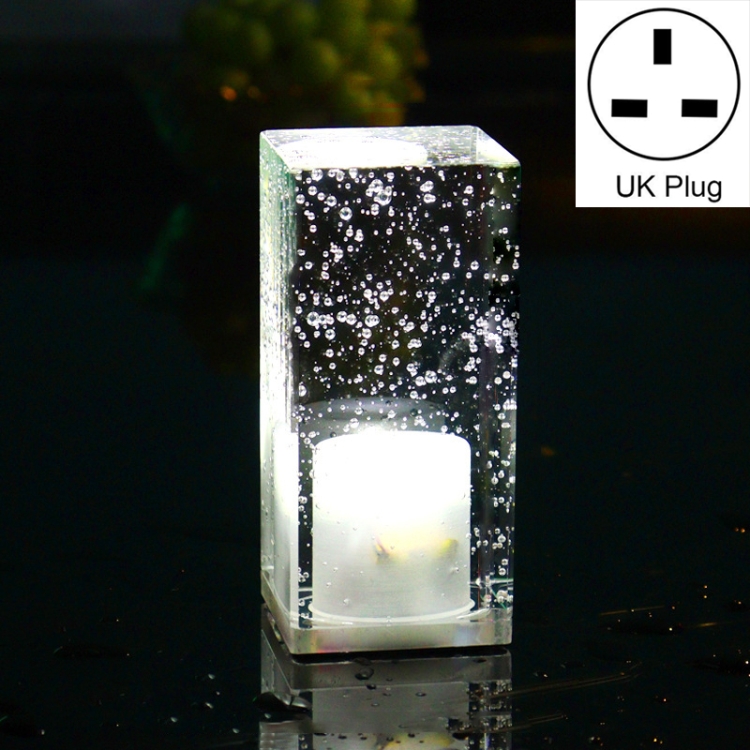 

Colorful LED Crystal Lamp Bar Atmosphere Decorative Light, Plug Type:UK Plug(White Light)
