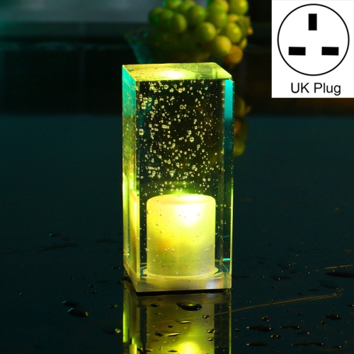 

Colorful LED Crystal Lamp Bar Atmosphere Decorative Light, Plug Type:UK Plug(Lemon Yellow Light)