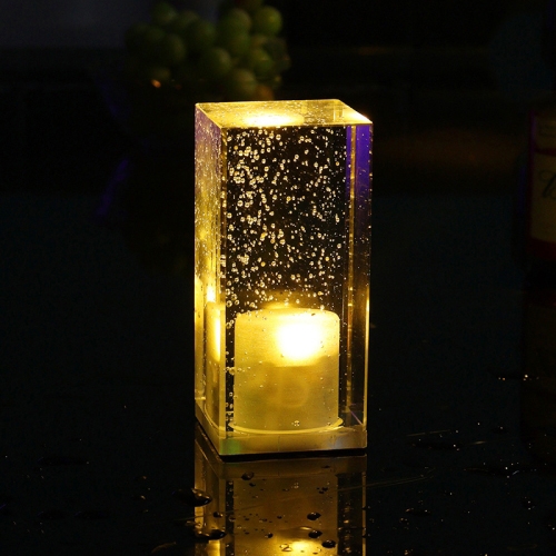 

Colorful LED Crystal Lamp Bar Atmosphere Decorative Light, Plug Type:EU Plug(Warm White Light)