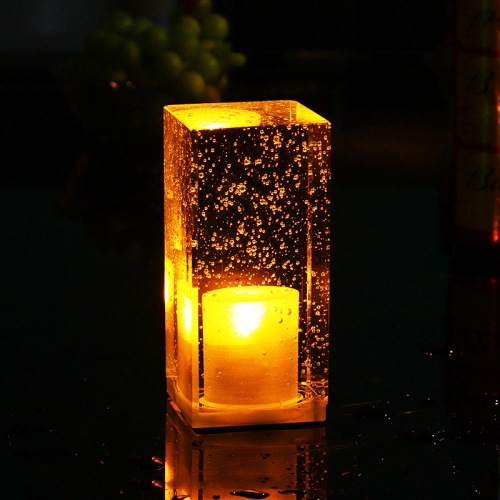 

Colorful LED Crystal Lamp Bar Atmosphere Decorative Light, Plug Type:EU Plug(Yellow Light)