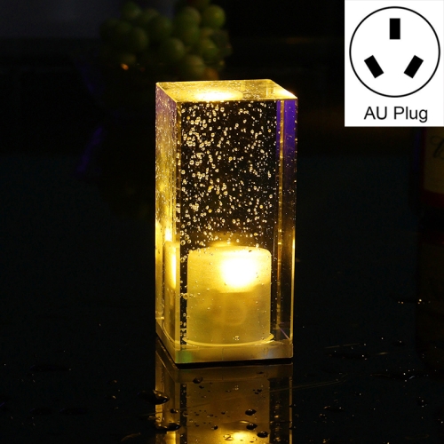 

Colorful LED Crystal Lamp Bar Atmosphere Decorative Light, Plug Type:AU Plug(Warm White Light)