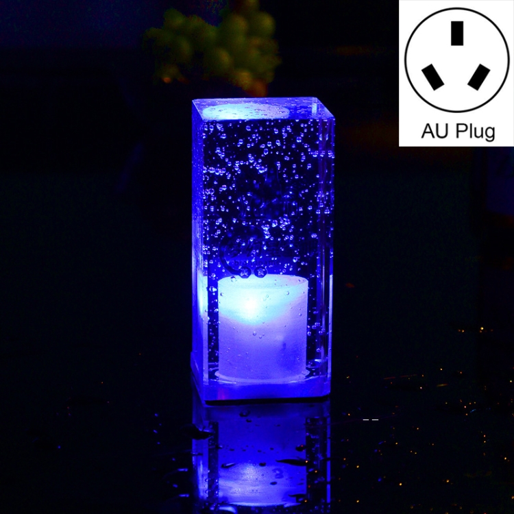 

Colorful LED Crystal Lamp Bar Atmosphere Decorative Light, Plug Type:AU Plug(Blue Light)
