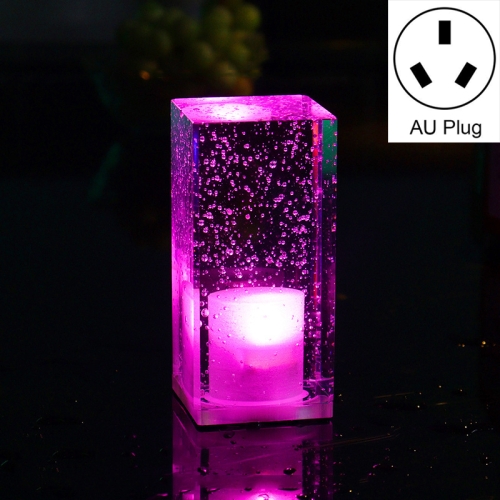 

Colorful LED Crystal Lamp Bar Atmosphere Decorative Light, Plug Type:AU Plug(Purple Light)