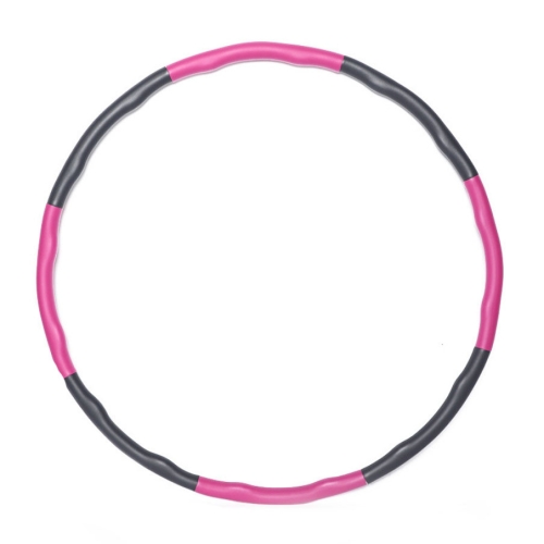 

Removable Foam Thin Waist Fitness Ring(Pink Gray 8 Sections)