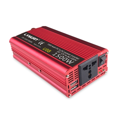 

LVYUAN Car Inverter Dual USB Power Converter, Specification: 12V to 220V 1500W