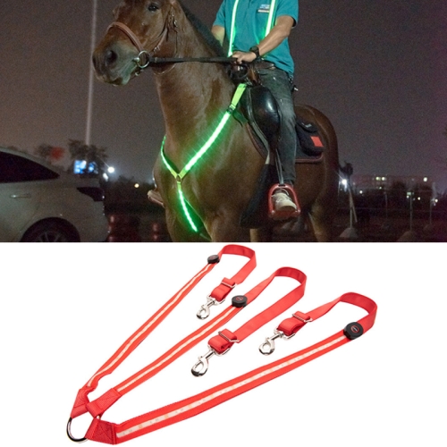 

Outdoor Equestrian Equipment LED Light Chest Strap, Specification: Red