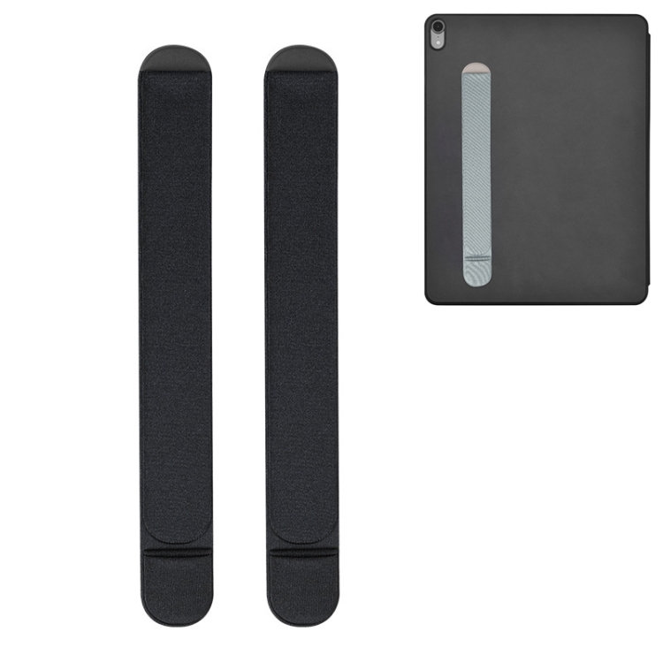 

2 PCS Sticky Flannel Stylus Pen Protective Case For Apple Pencil 1(Black)