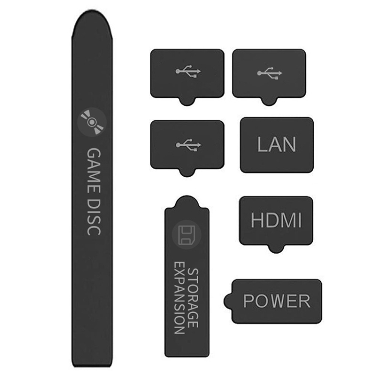 

For XBOX Series S/X Host Dustproof Set Dust Plug,Style: Normal Edition