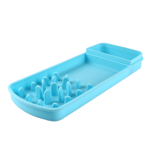 

JSC-C1 Silicone Pet Slow Food Bowl Pets Anti-Choke And Anti-Skid Feeding Device(Light Blue)