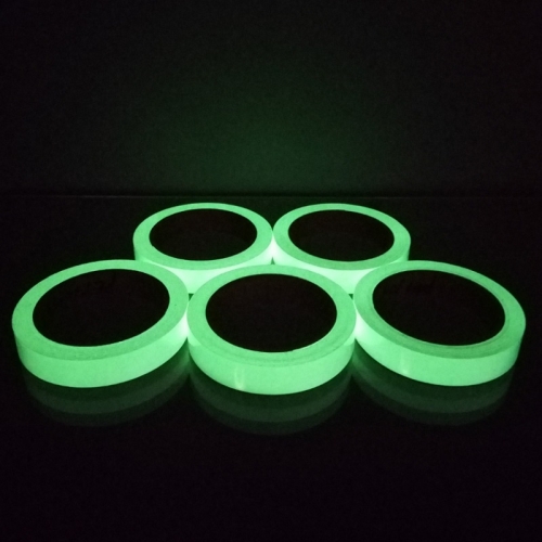 

5 Rolls Home Decoration Baseboard Luminous Strip Safe Passage Warning Fluorescent Sticker, Specification: 2cmx100cm(Light Green)