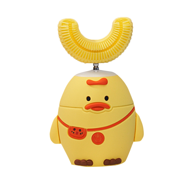 

K9 Cartoon Mouth-Type Children U-Shaped Electric Toothbrush Intelligent Automatic Brushing Toothbrush,Applicable Age: 2-6 Years Old,Style: Ordinary Model(Yellow)
