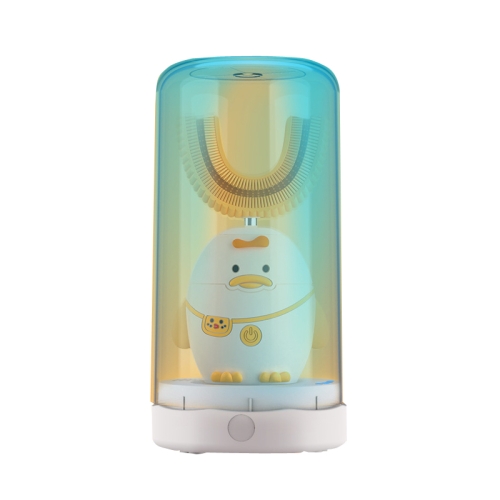 

K9 Cartoon Mouth-Type Children U-Shaped Electric Toothbrush Intelligent Automatic Brushing Toothbrush,Applicable Age: 2-6 Years Old,Style: Sterilization Model(White)