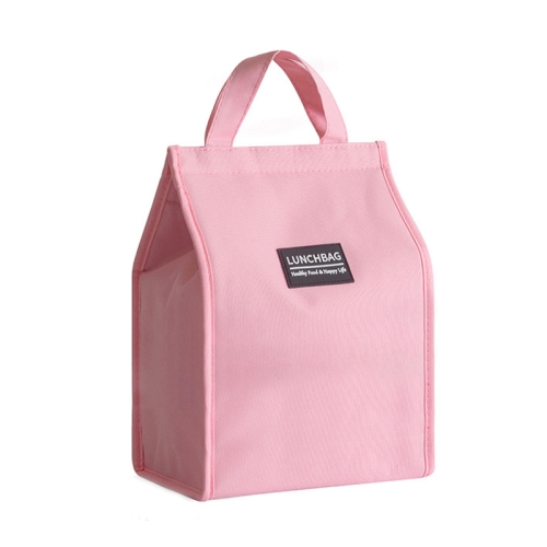 

Thickened Aluminum Foil Insulation Lunch Box Bag Waterproof Portable Meal Bag, Specification: 24x27x14cm(Pink)