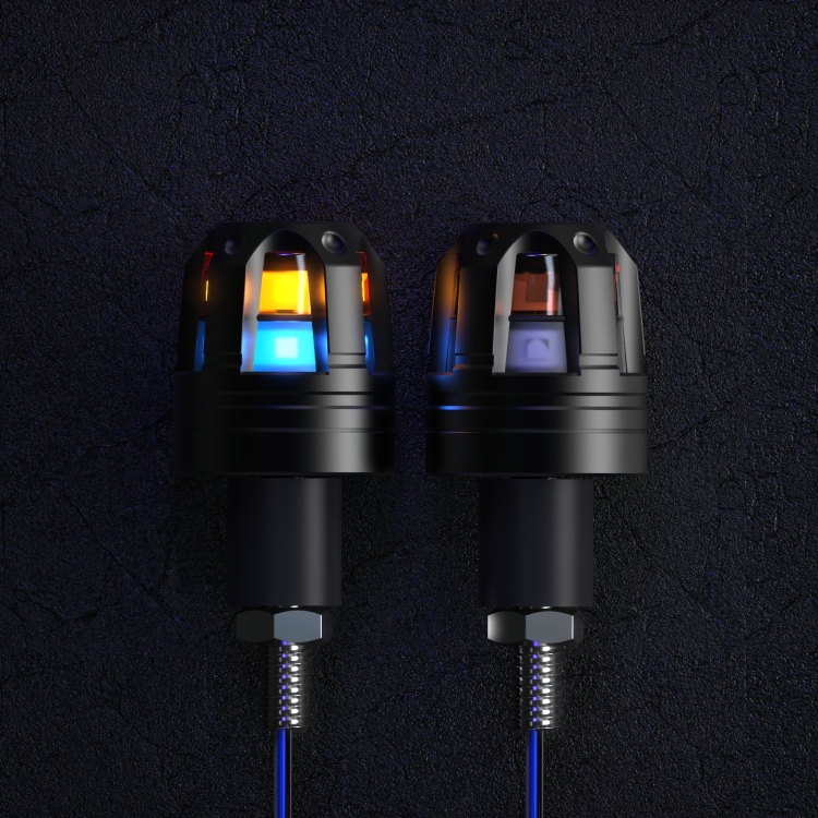 

Motorcycle Universal Modified LED Hand Blocks Light(Double Lamp Blue )