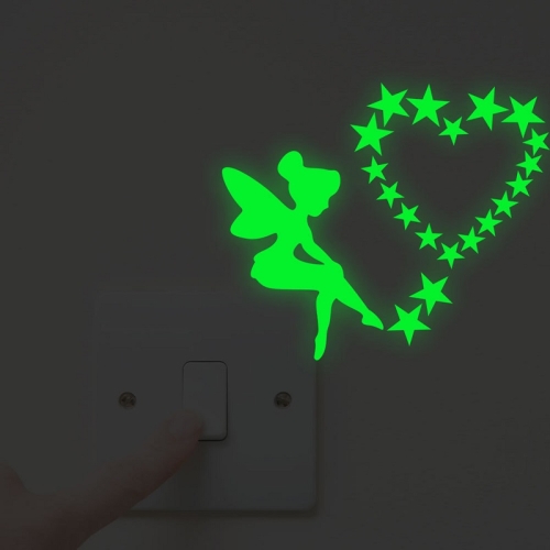 

5 PCS Children Room Living Room Luminous Switch Decoration Sticker, Specification: VA9007N-K3