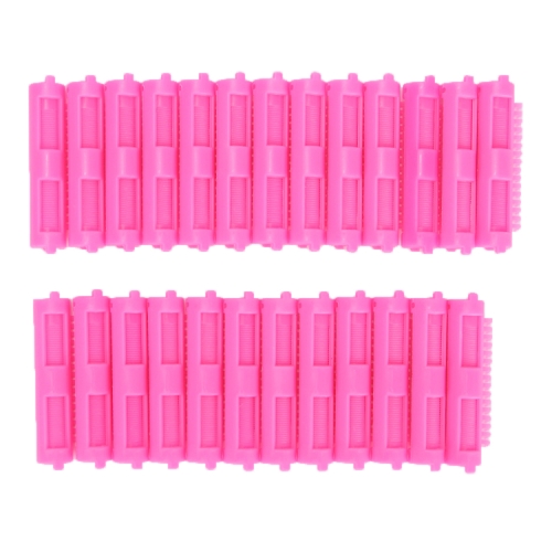 

F2001 25 in 1 Perm Bar Styling Fluffy Perm Hair Clip Hair Salon Barber Shop Hairdressing Tools(Pink)