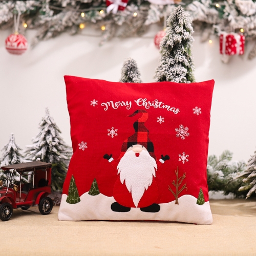 

Linen Print Forest People Pillowcase Christmas Home Decoration Supplies, Without Pillow(S9006)