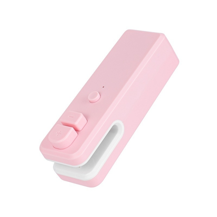 

Dual-Purpose Mini-Sealing Machine Heat-Sealing & Cutting Bag Multi-Function Chargingable Sealing Machine(Pink)