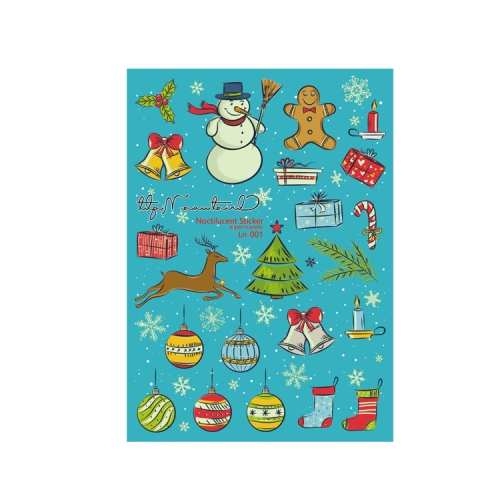 

5 PCS Christmas Waterproof Kids Luminous Tattoo Stickers(Ln-001)